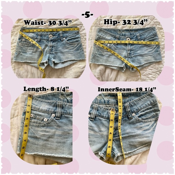 🌠SPECIAL PRICE DROP🌠 The Vintage Standaed-Blue jean low waist short, fro Japan - Picture 5 of 6